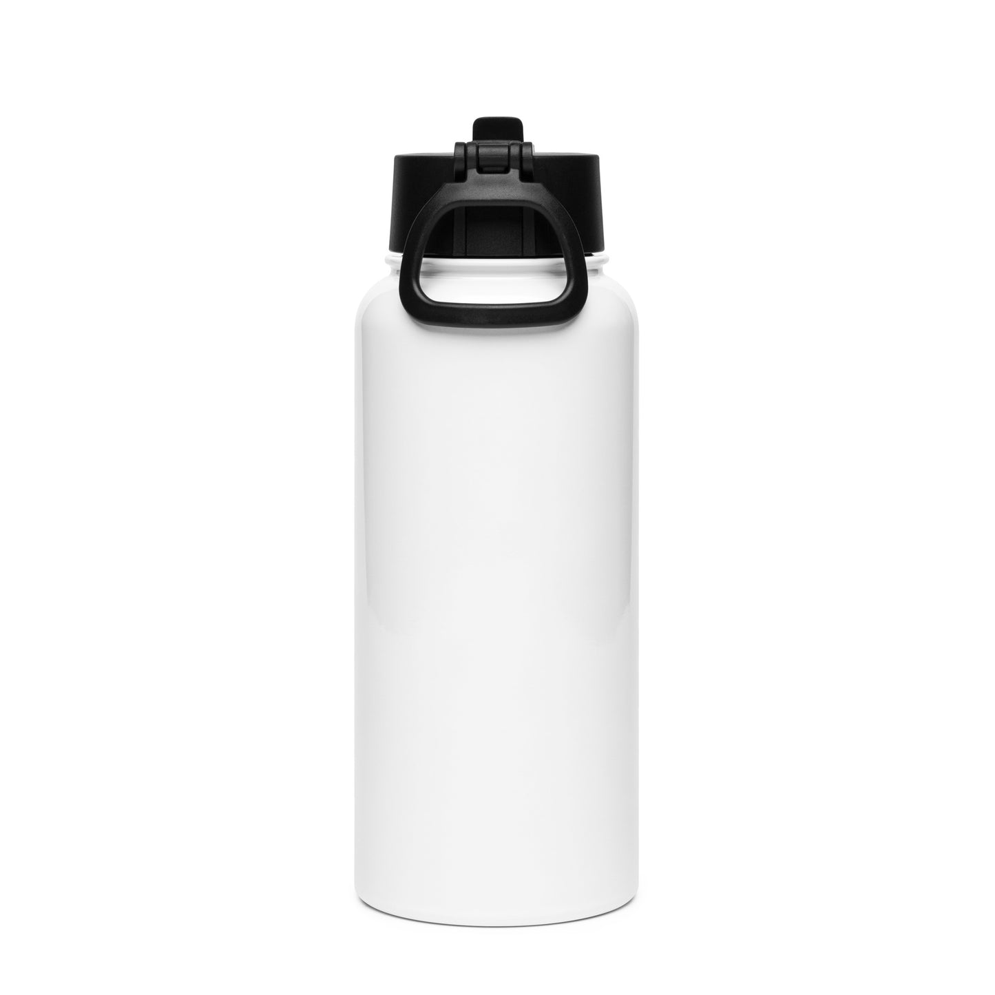 Be The Change - Stainless steel water bottle with a straw lid