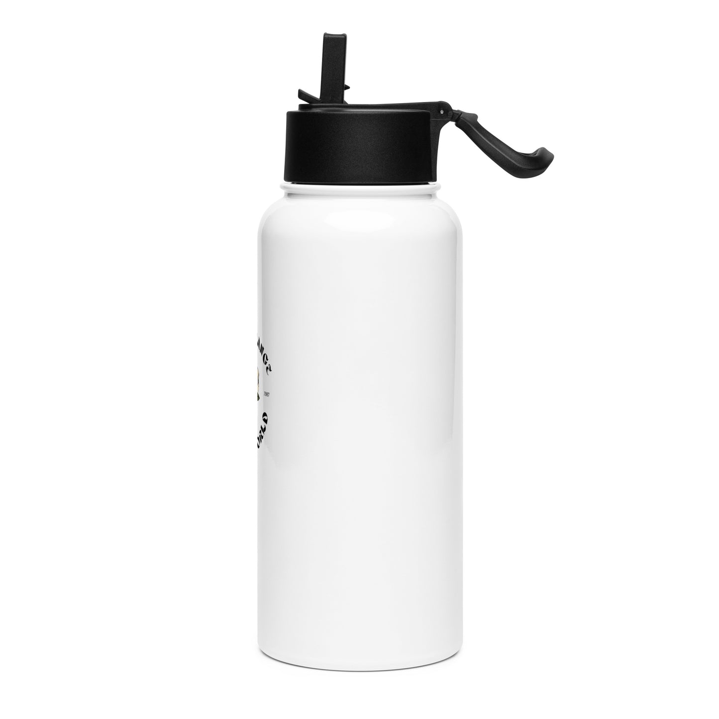 Be The Change - Stainless steel water bottle with a straw lid