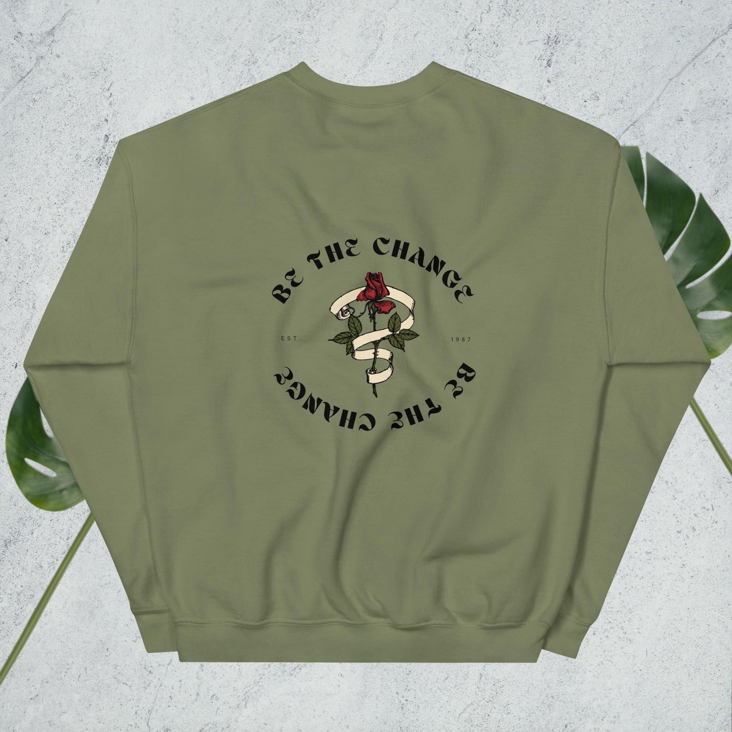 Be The Change Crewneck - Unisex Sweatshirt