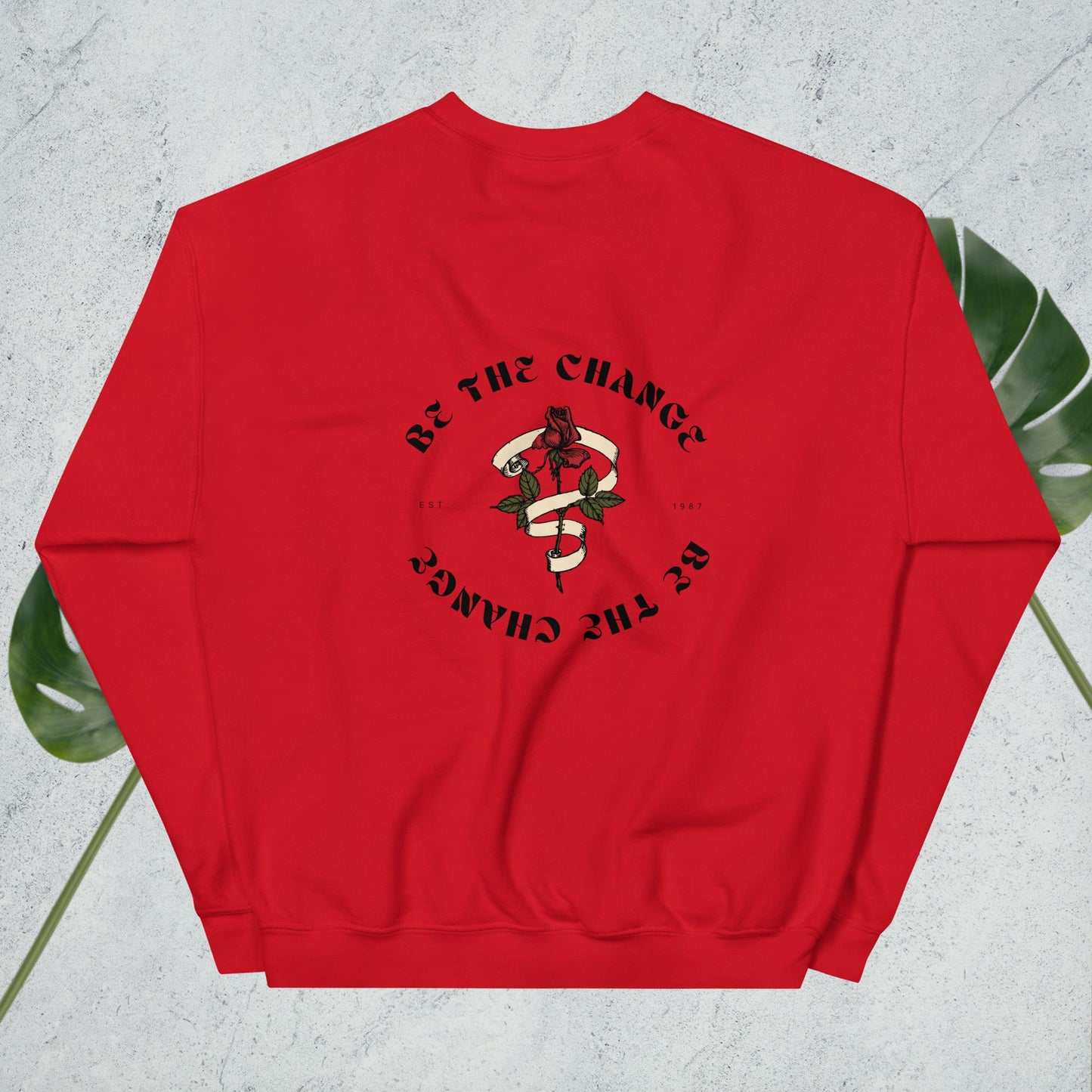 Be The Change Crewneck - Unisex Sweatshirt
