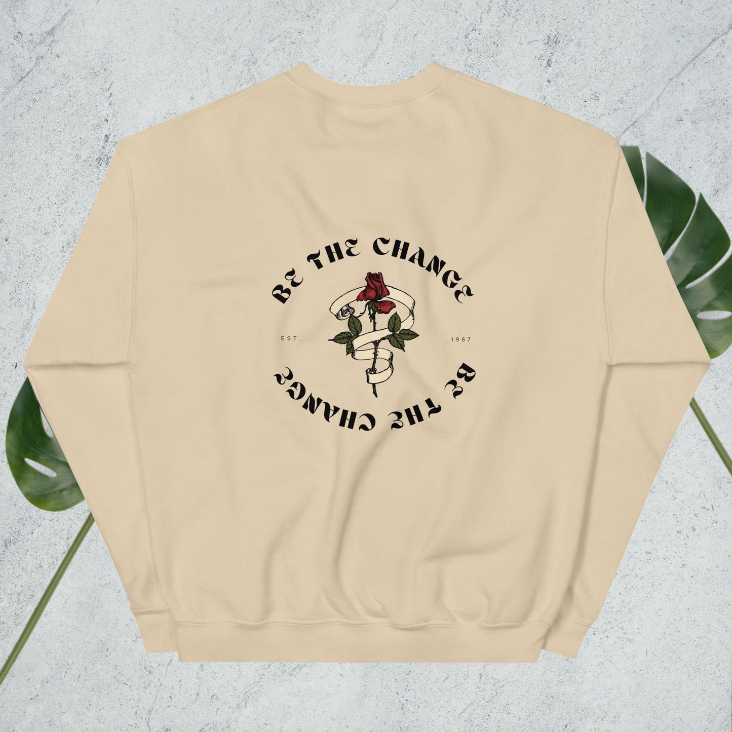 Be The Change Crewneck - Unisex Sweatshirt