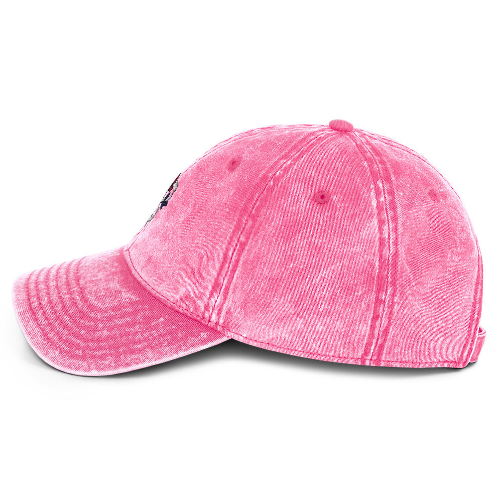 Be The Change (Mini Rose Logo) - Unisex Vintage Cotton Twill Cap