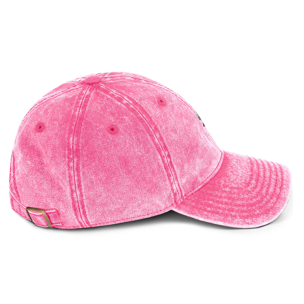 Be The Change (Mini Rose Logo) - Unisex Vintage Cotton Twill Cap
